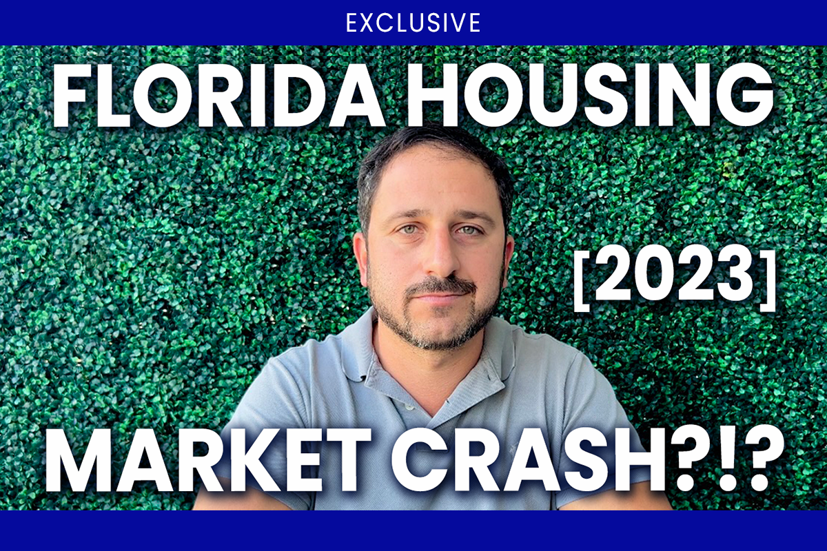 Video Florida Real Estate Market Crash 2023 Jason Taub Selling South Florida 1527